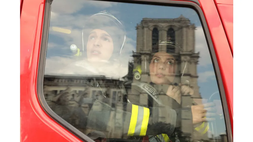 Notre-Dame in Flammen