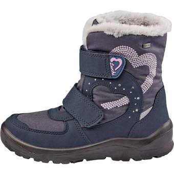 Lurchi Kimila Klett Boots in blau