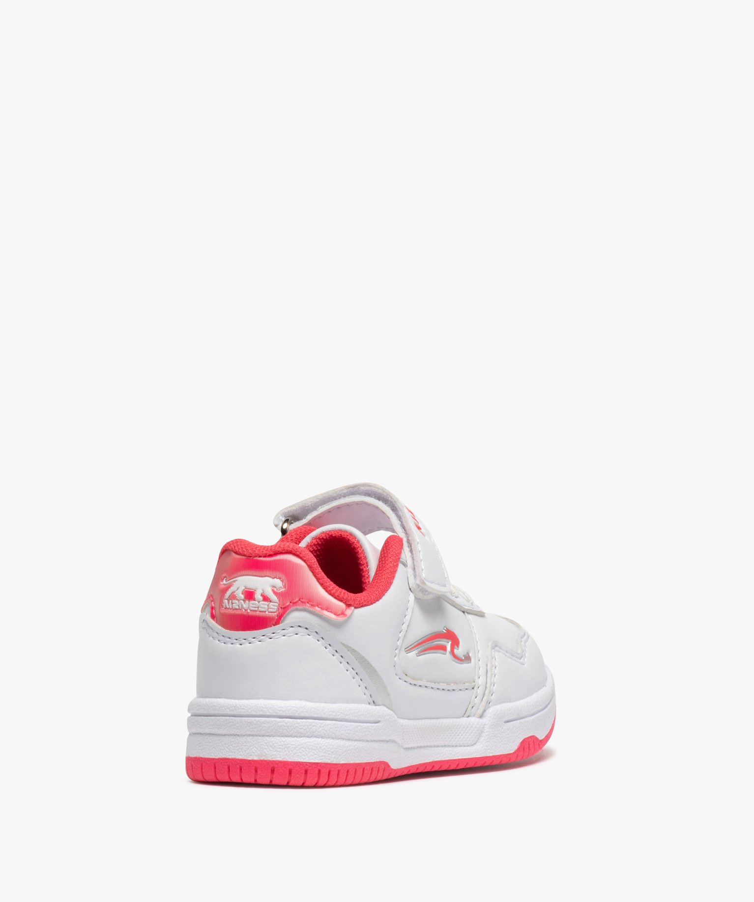 Tennis bébé bicolores à scratch - Airness Salto blanc | GEMO