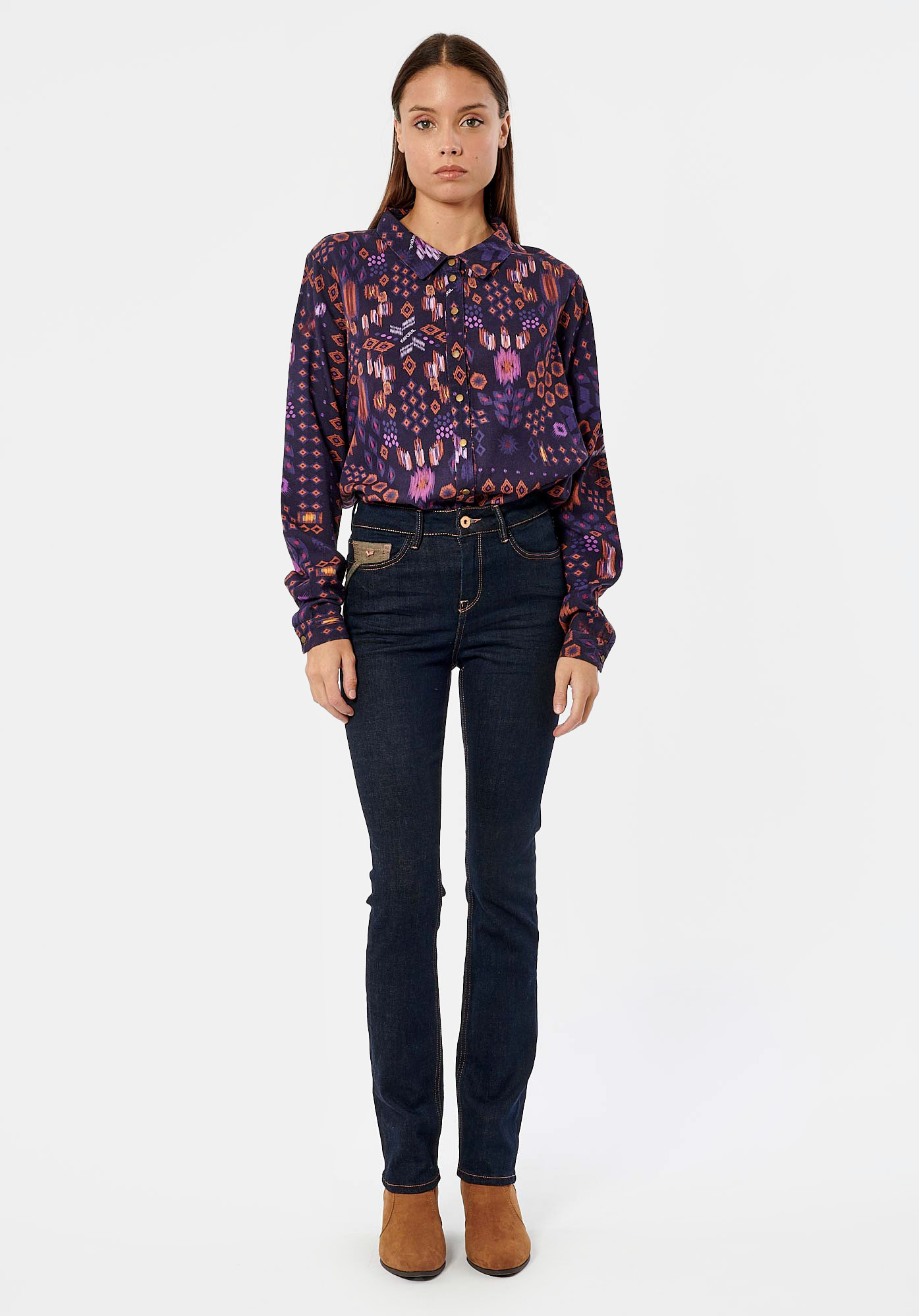 BOUDY  Chemise aztèque femme