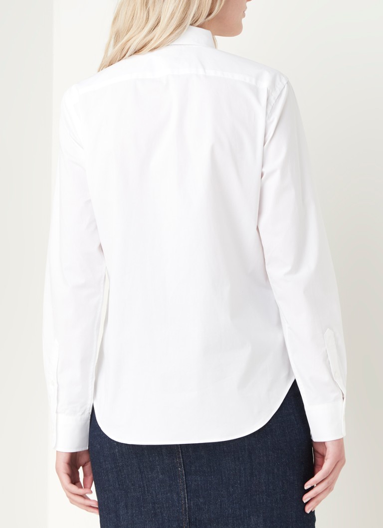 Ralph Lauren  Georgia blouse van stretch katoen