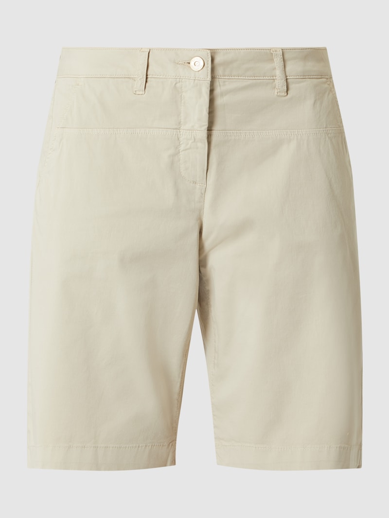 Bermudas mit Stretch-Anteil in sand