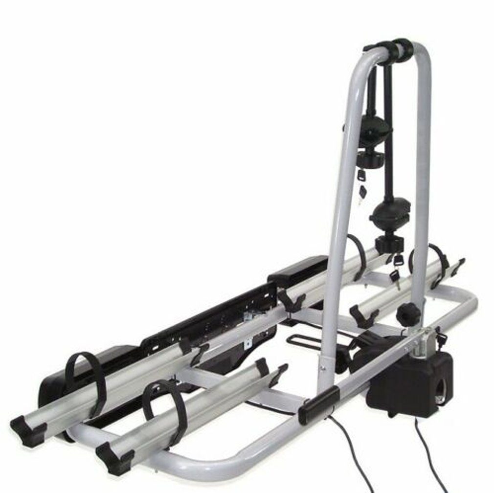 Apex Heckfahrradträger Fahrradträger für 2 ebikes Fahrräder 60kg Heckträger Anhängerkupplung abklappbar