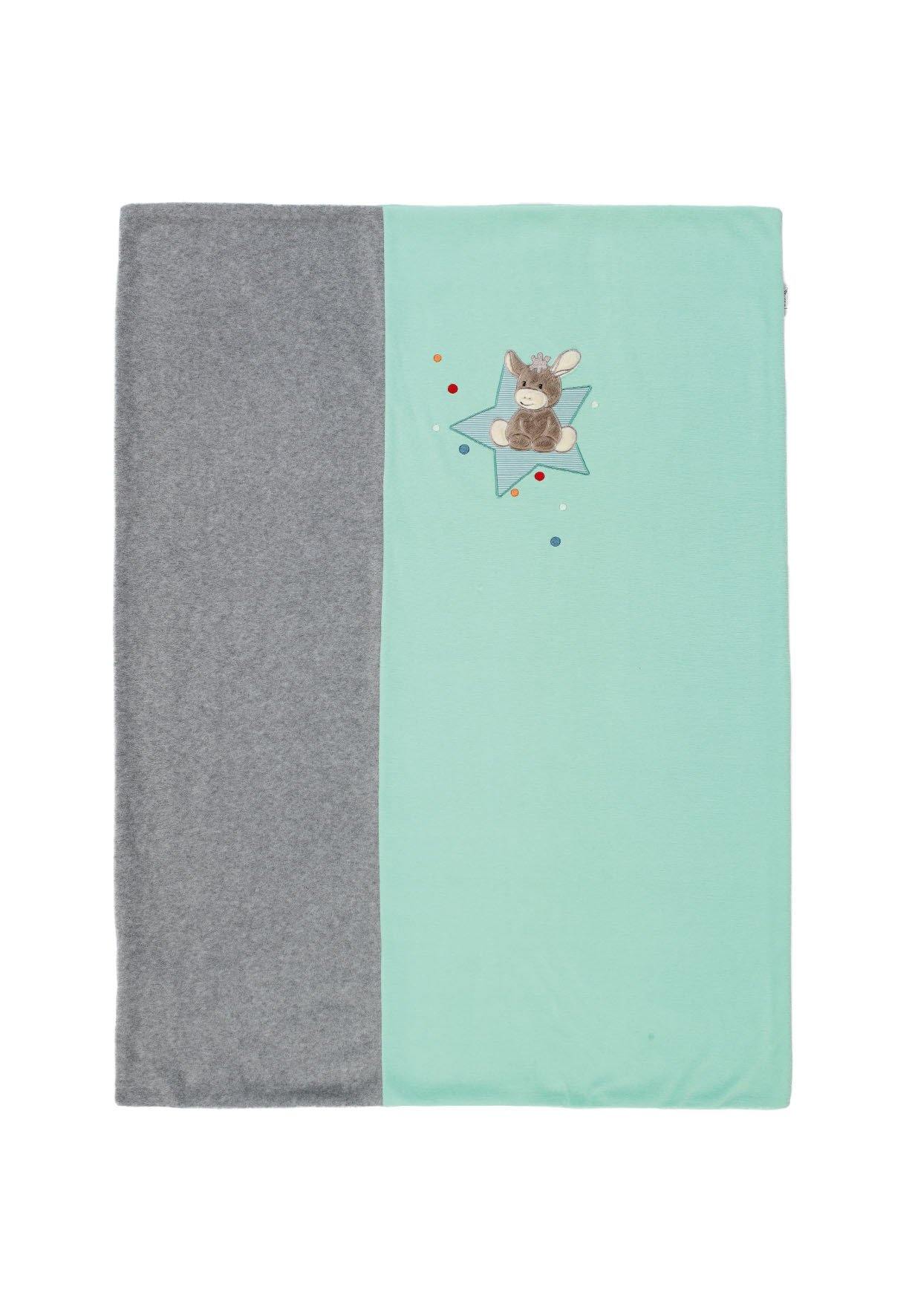 Schmusedecke Esel Emmi aus Microfleece, 75x100cm