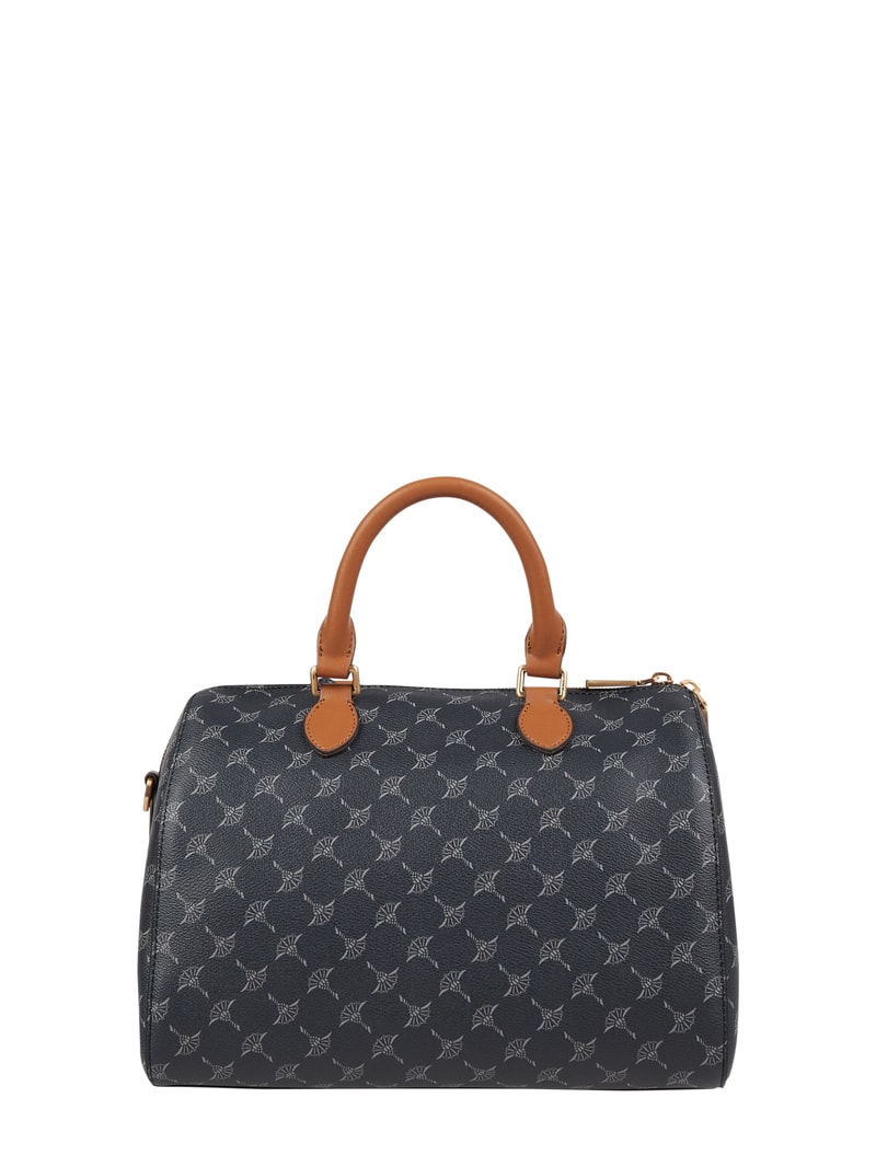Bowling Bag mit Logo-Muster Modell 'Aurora' in dunkelblau