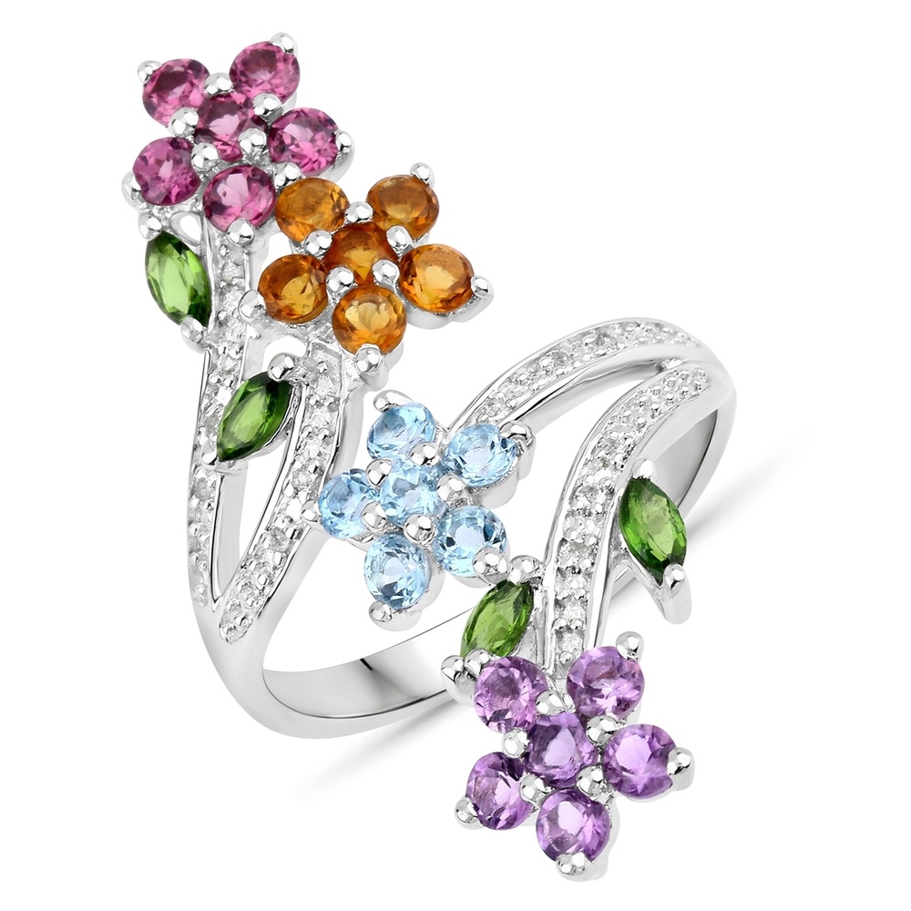 Rafaela Donata Bague Argent sterling Améthyste en Argent Bague