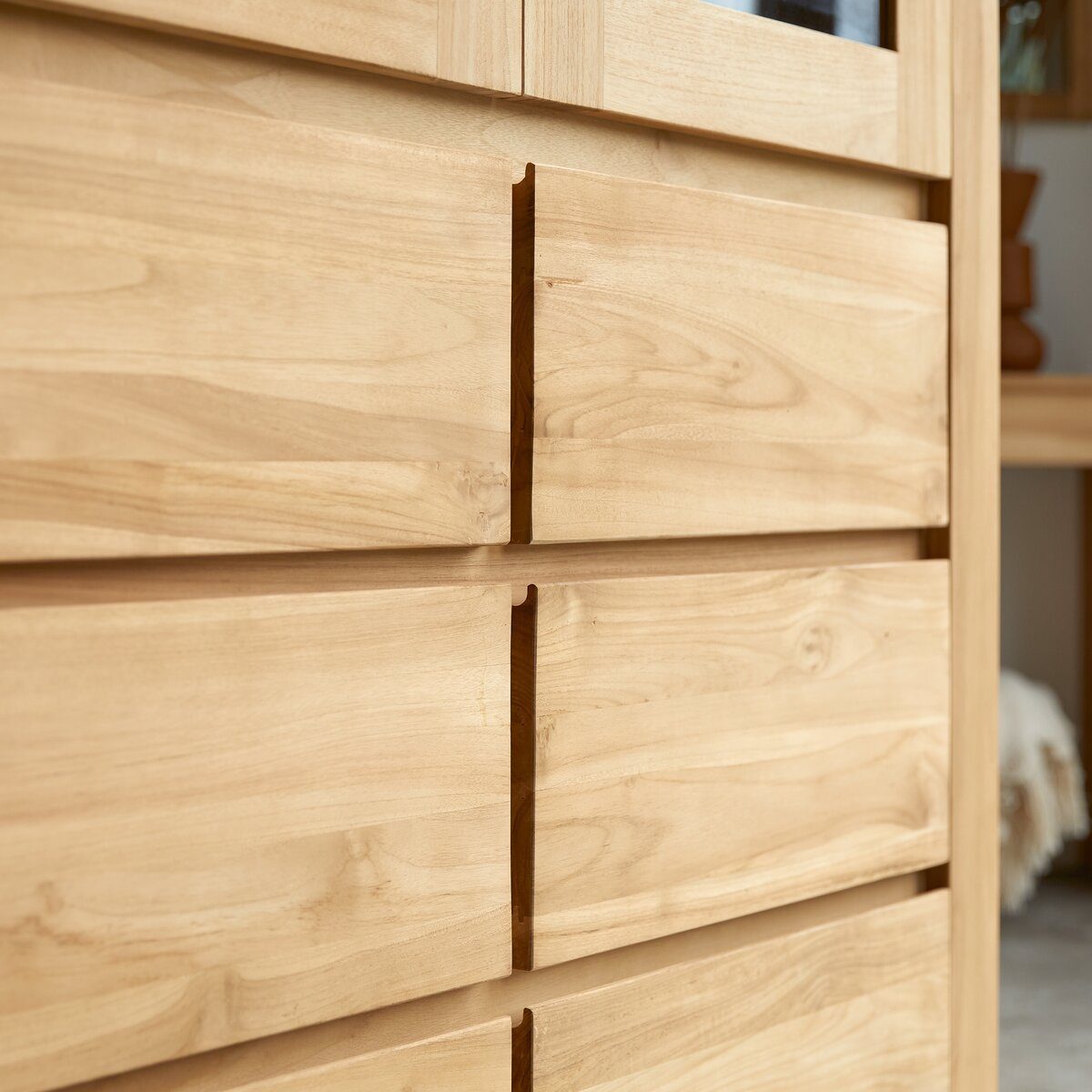 Tikamoon Buffet Geschirrschrank aus massivem Teakholz