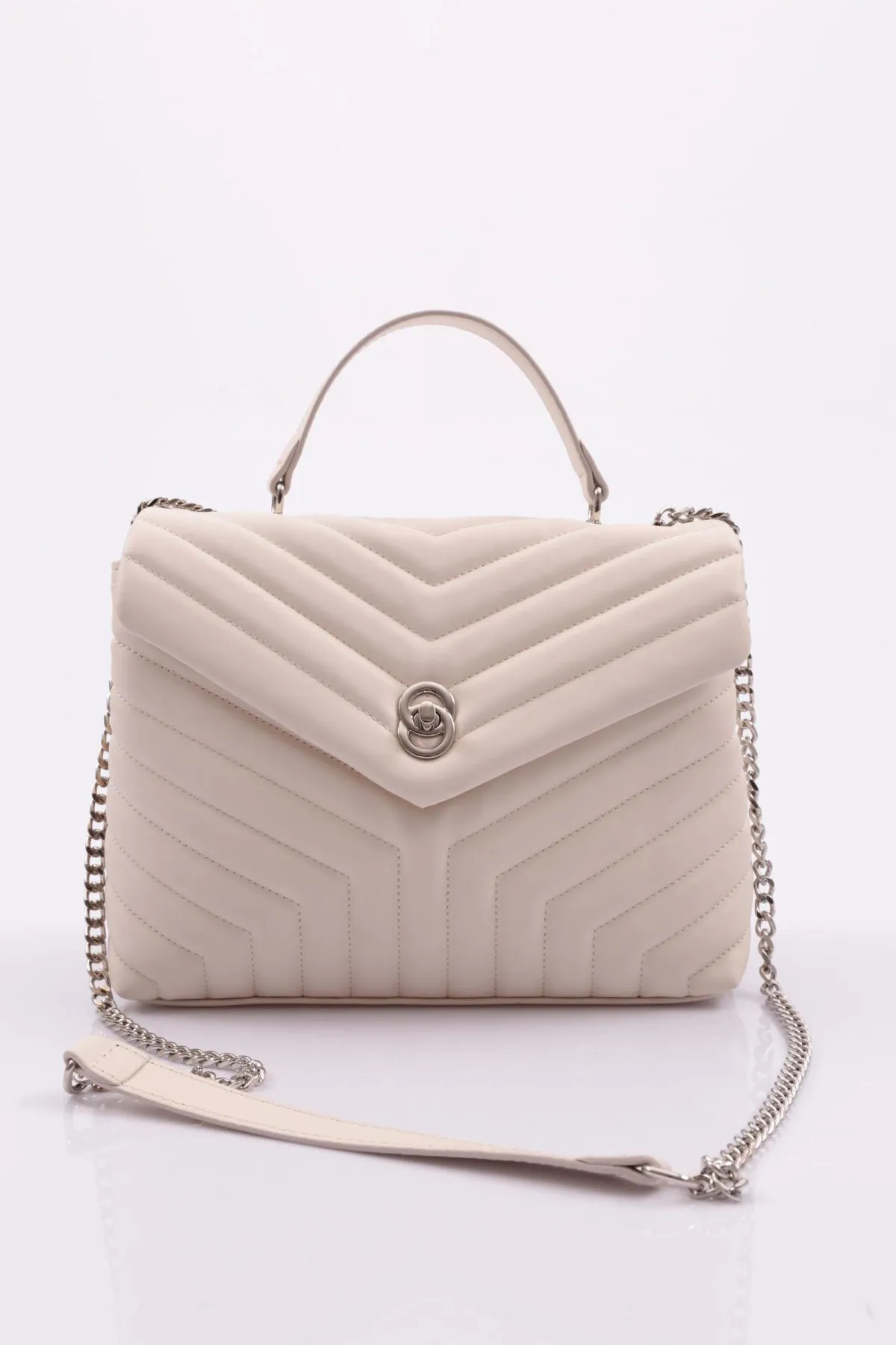 DGN  7268 Modell Beige Damen Schulter- und Umhängetasche