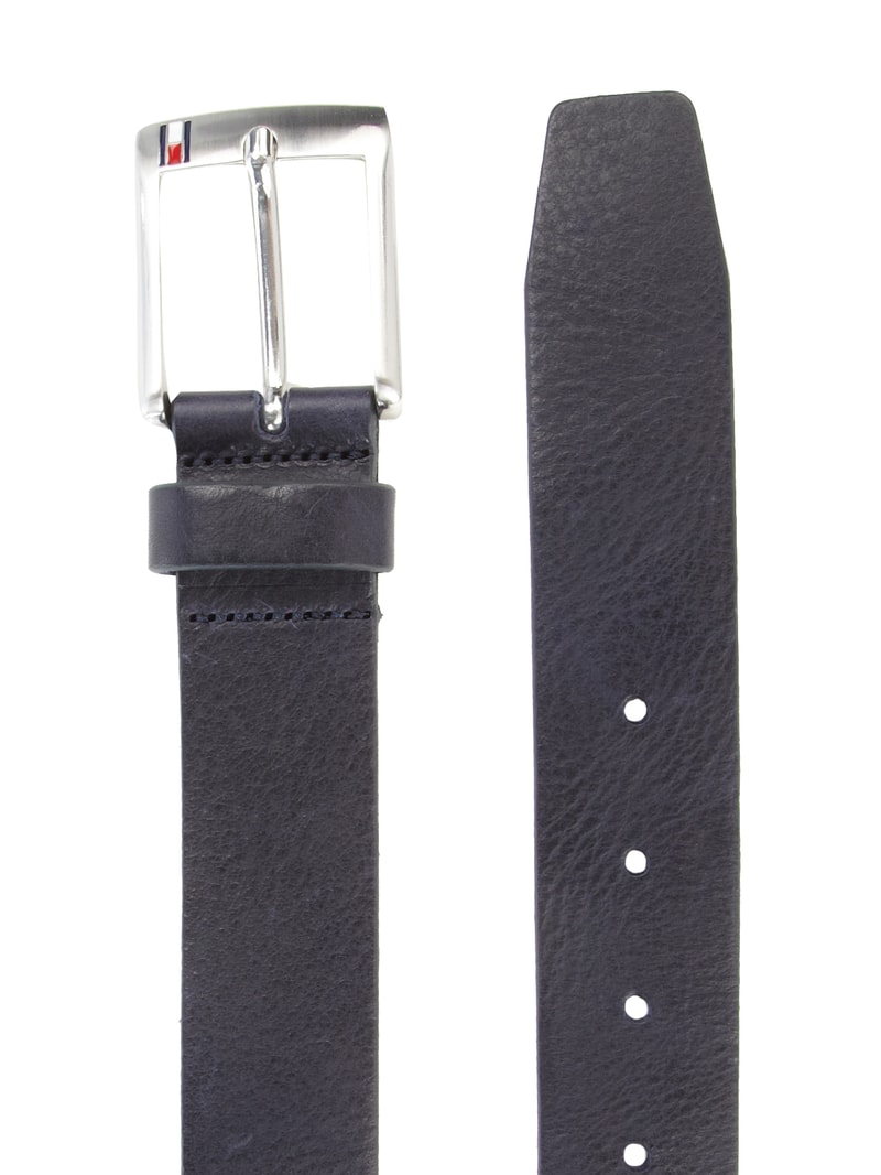 New Aly Ledergürtel in marineblau