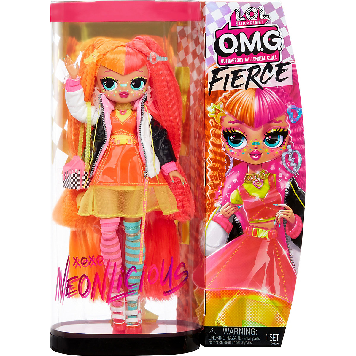 L.O.L. Surprise 707 OMG Fierce Dolls  - Neonlicious