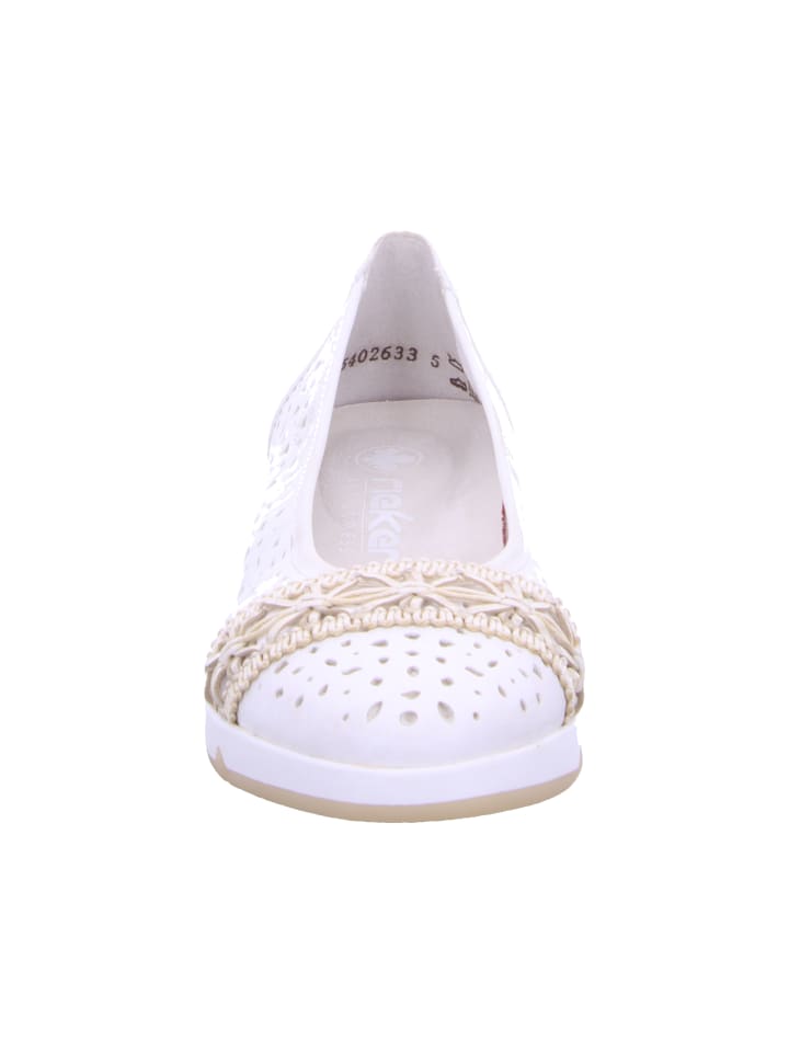 rieker Slipper in weiß günstig kaufen