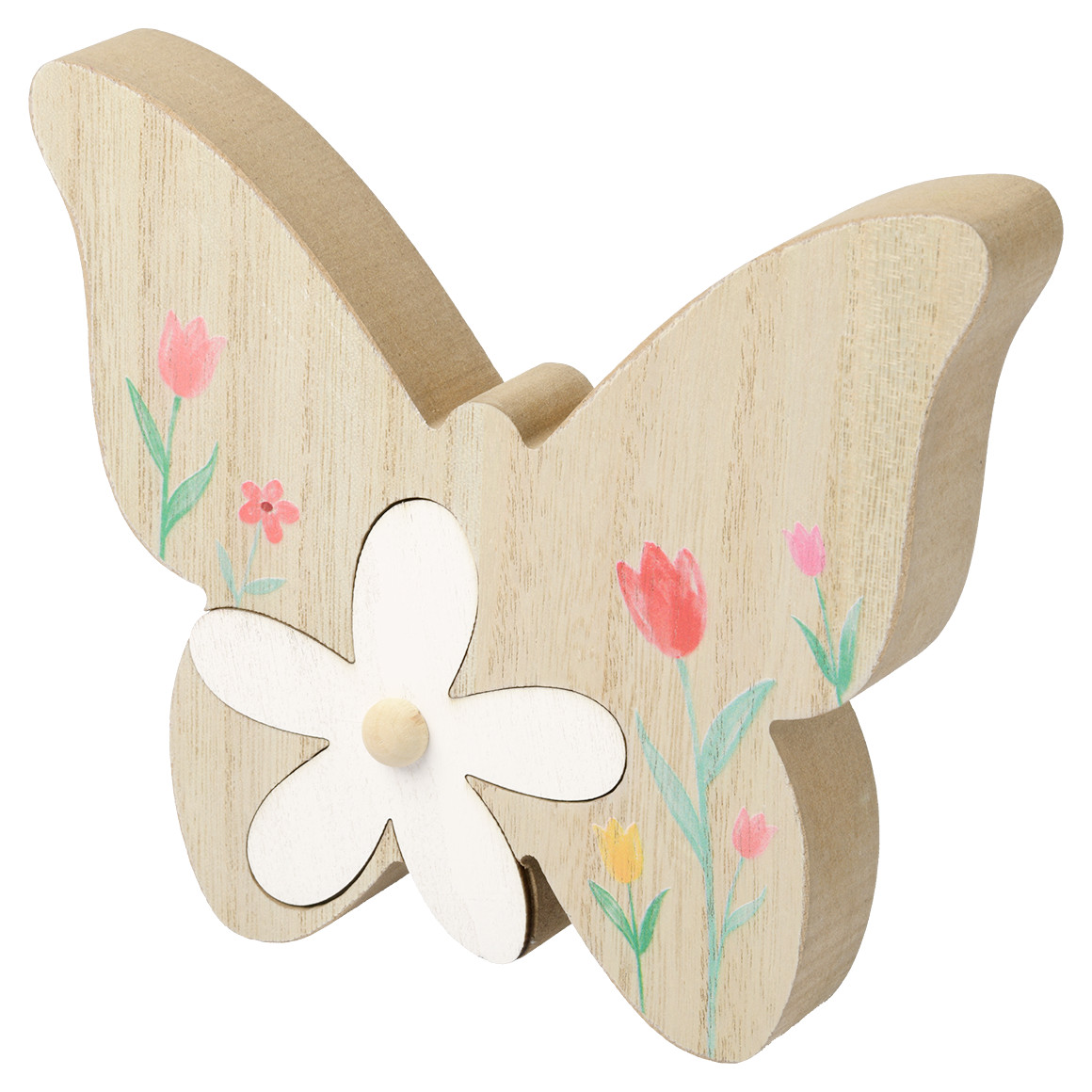 Deko-Aufsteller Schmetterling mit Blume