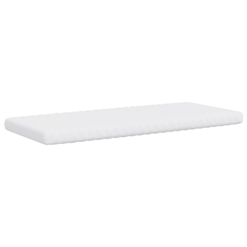 Boxspringmatratze Schaumstoffmatratze Weiß 100x200 cm 7-Zonen Härtegrad 20 ILD, vidaXL
