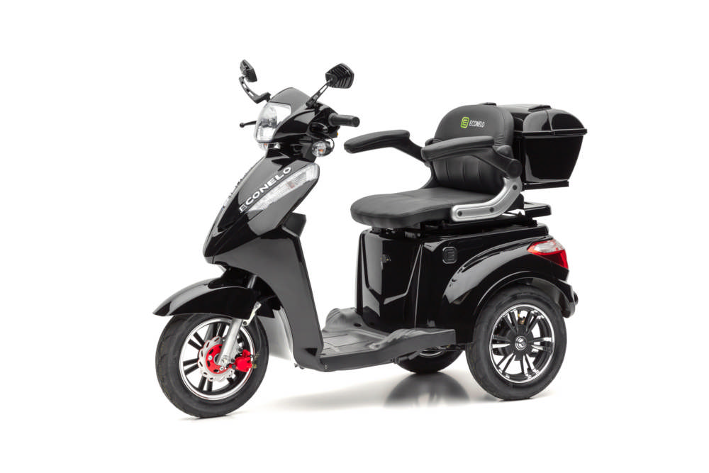 Econelo Elektro Dreiradroller ECONELO S1000 Lithium schwarz