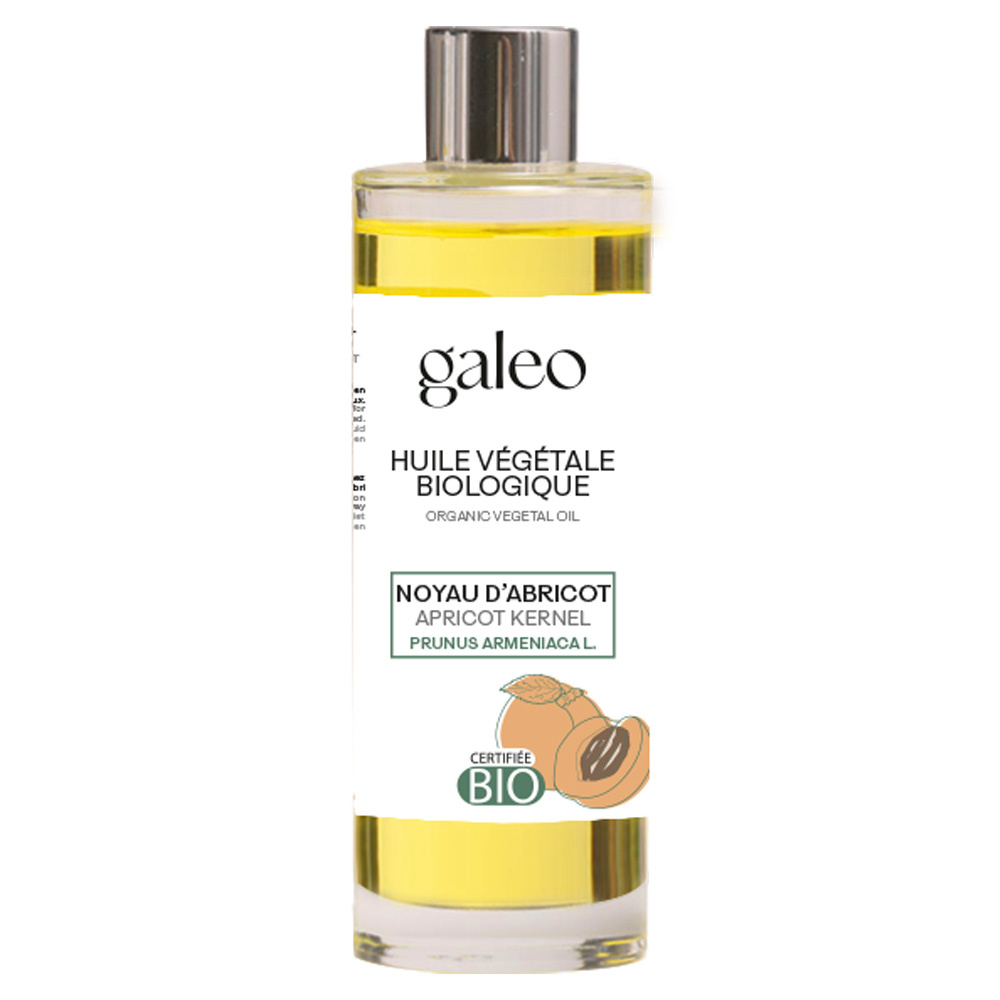 galeo HUILE VÉGÉTALE BIOLOGIQUE 100 ML NOYAU D'ABRICOT Huile végétale biologique