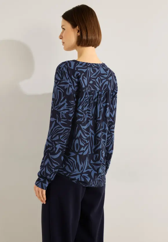 CECIL Viskosebluse mit Print