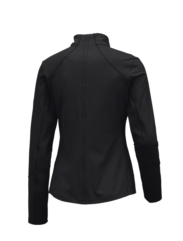 e.s. Funktions Sweatjacke solid, Damen