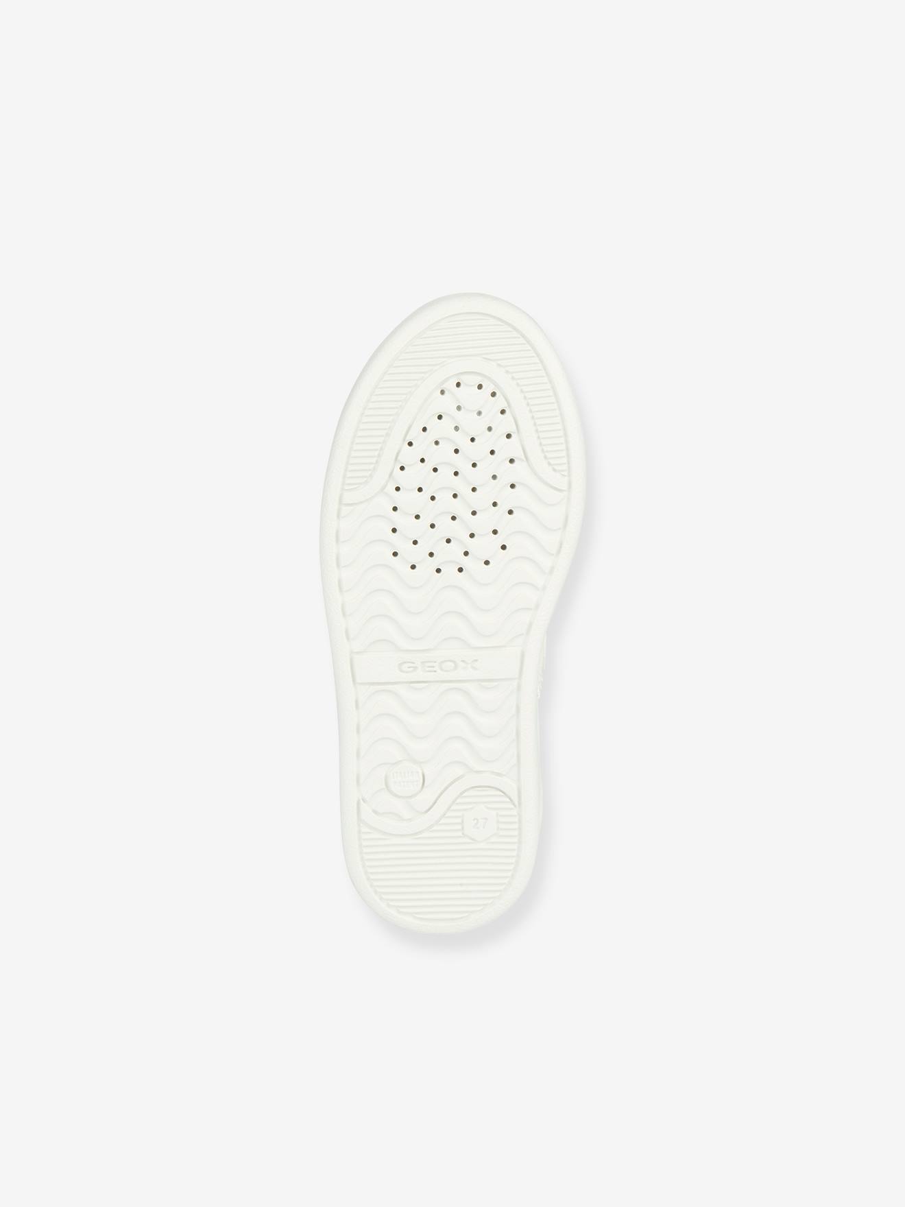 Baskets lacées et scratchées J Djrock Fille GEOX® blanc
