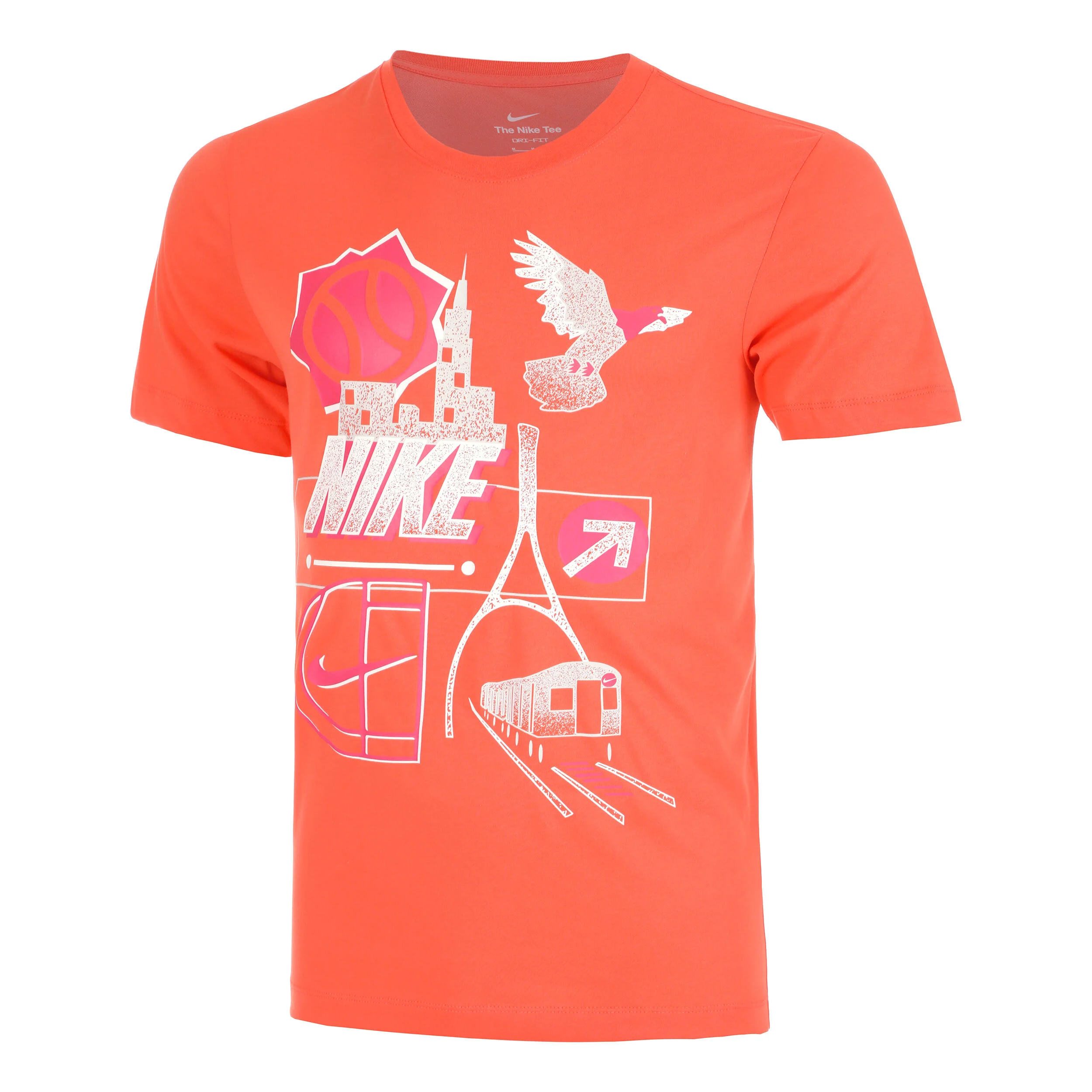 Dri-Fit OC T-Shirt Herren - Orange, Mehrfarbig