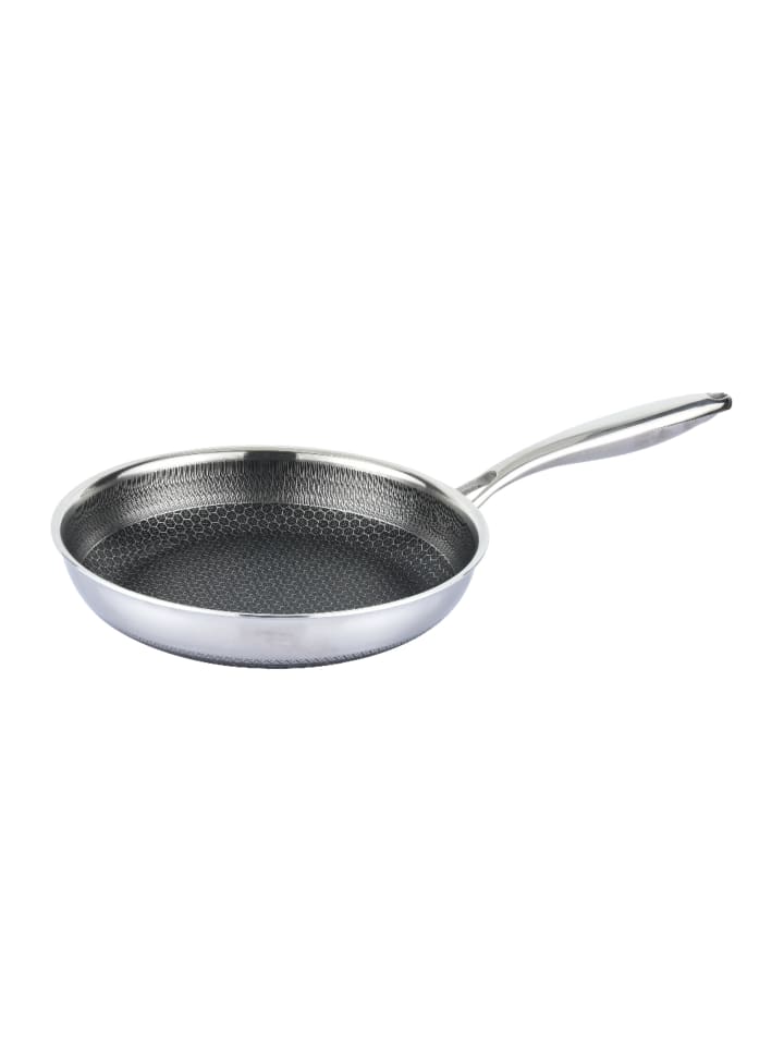 Cheffinger Bratpfanne ø20cm mit Wabenstruktur - geeignet für alle Herdarten in Silber günstig kaufen 20 cm