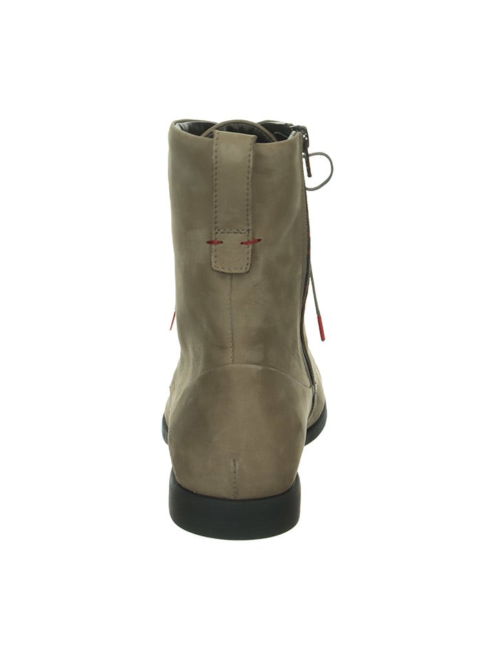 Think! Leder-Boots in Beige günstig kaufen