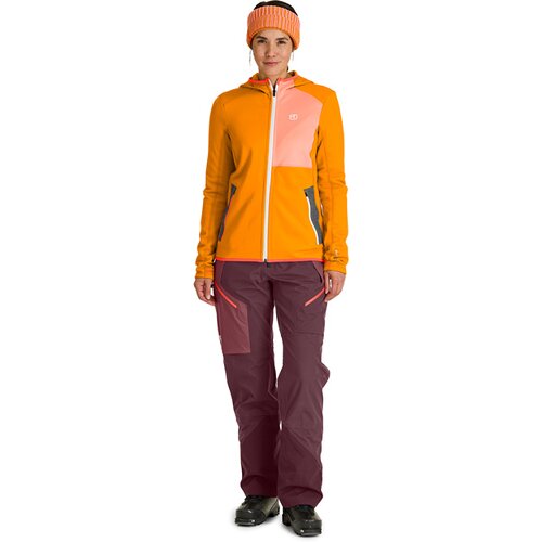 DAMEN UNTERJACKE FLEECE HOODY W
