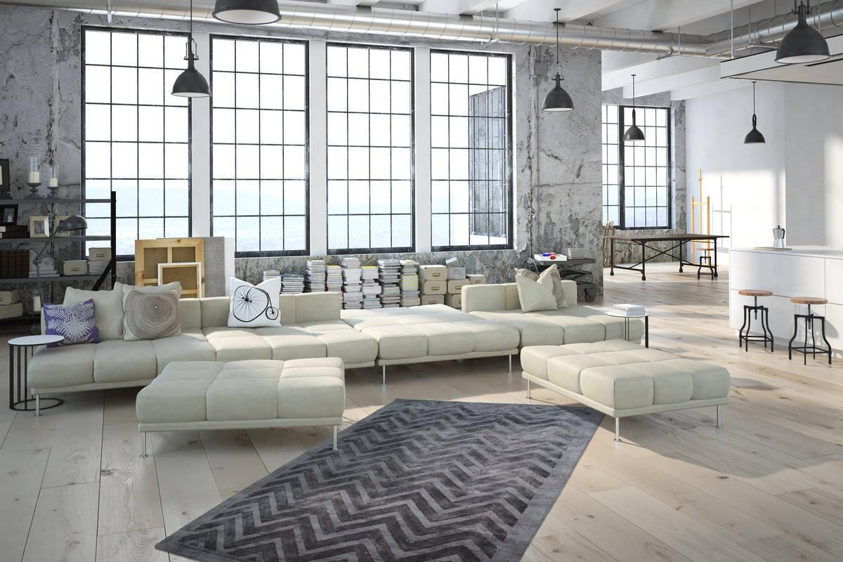 Kayoom Luxury 410 Grau / Anthrazit 200cm x 290cm