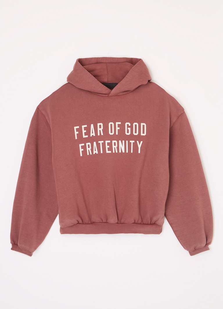 Hanorac cu imprimeu Fear of God Essentials mărime mare