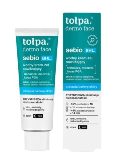 Tołpa Dermo Face Sebio BHL - Hydraterende watergelcrème 40ml