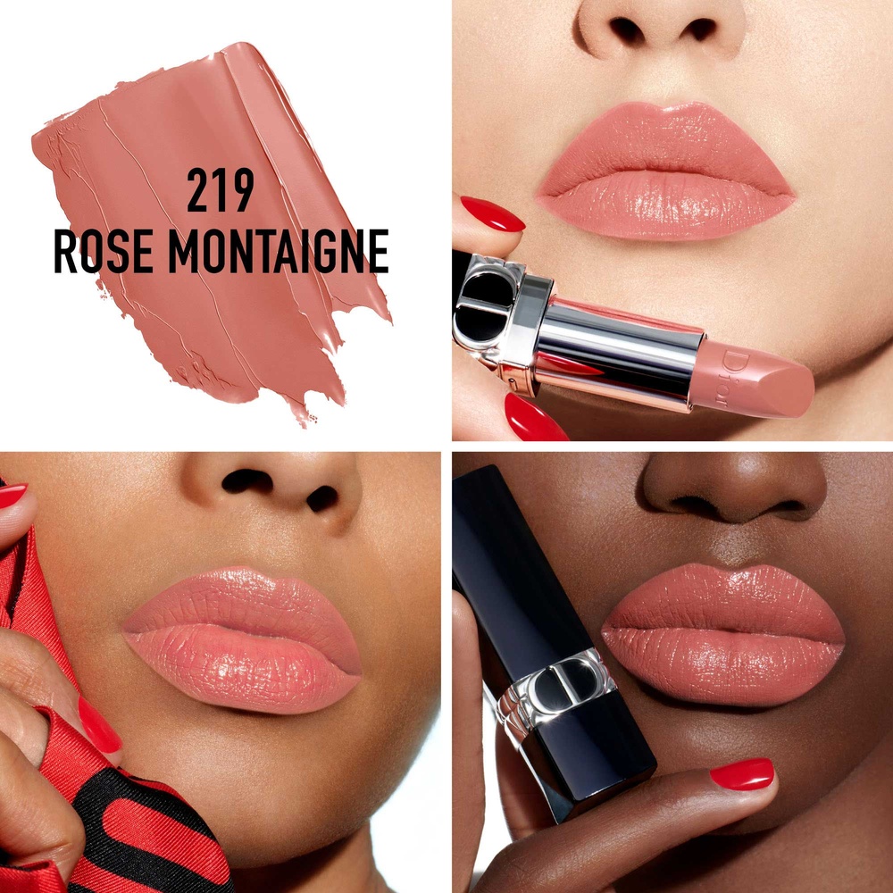 DIOR Rouge Dior La Recharge Recharge de rouge à lèvres aux 4 finis couture: satin, mat, métallique & velours