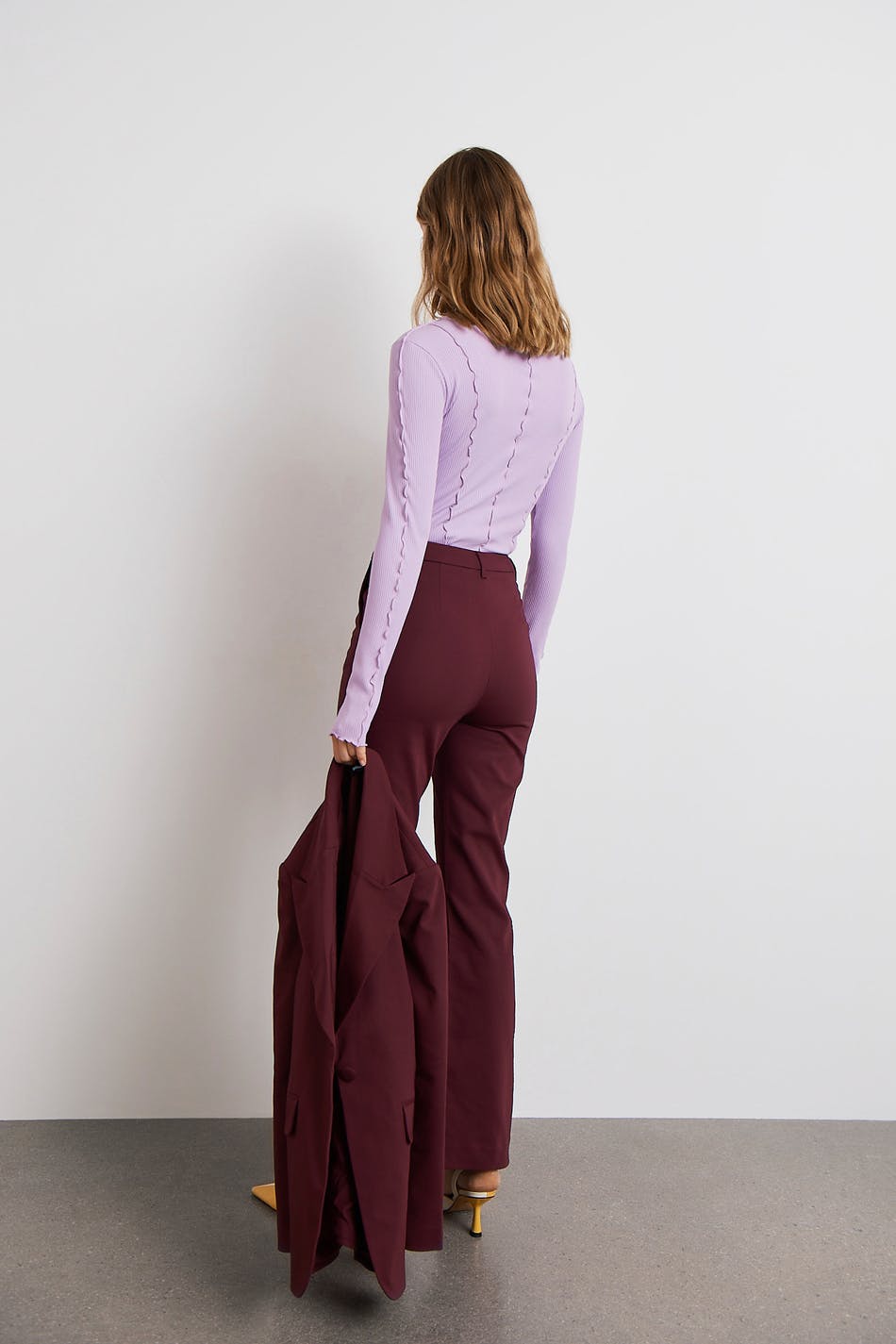 Cassandra flare trousers