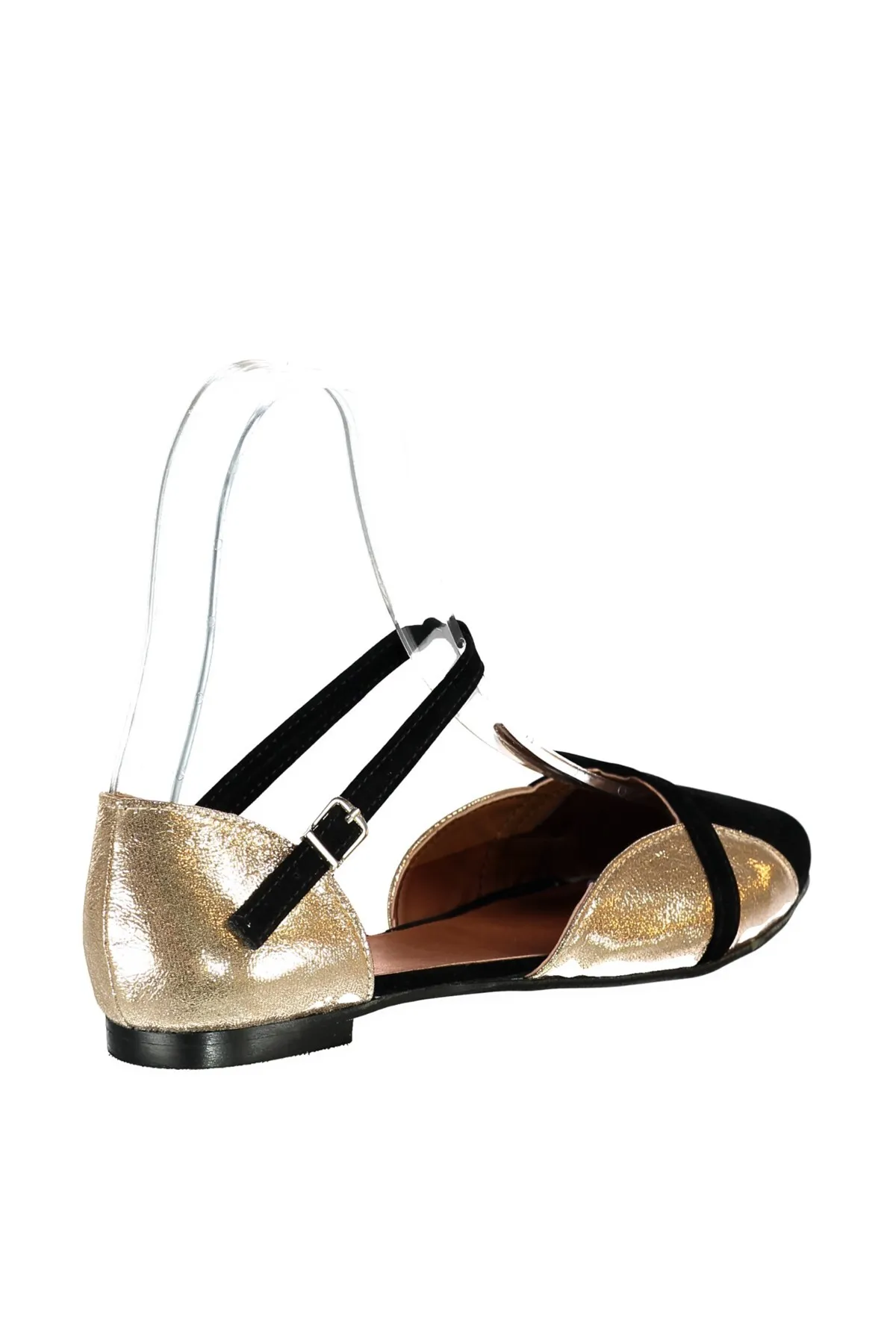 Fox Shoes  Schwarzgoldene Damenschuhe B726881802