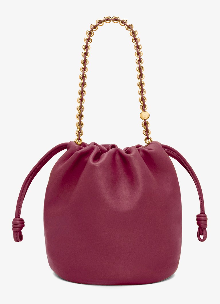 LOEWE Flamenco Purse Bucket crossbody bag made of lambskin