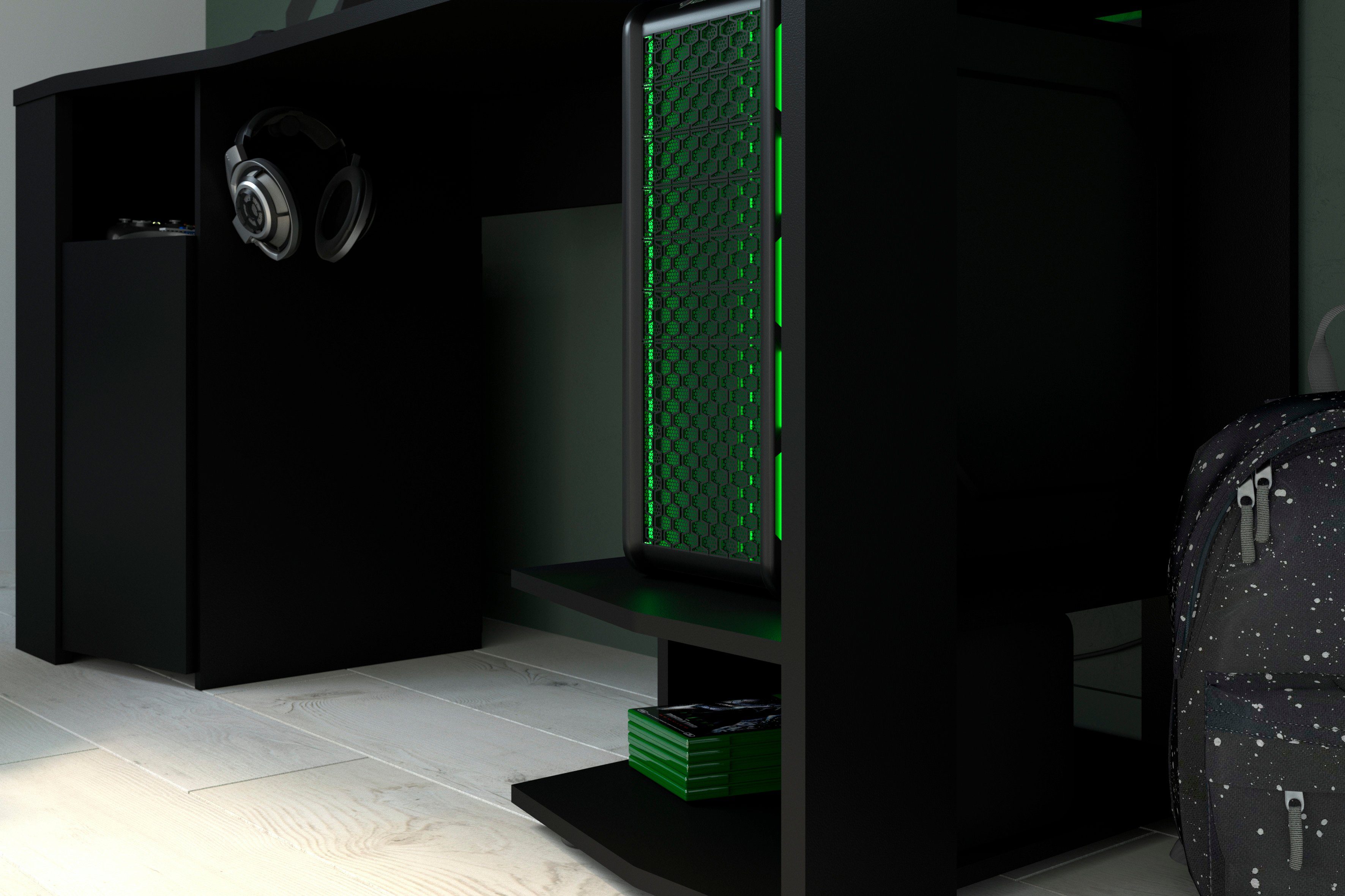 Parisot Jugendzimmer-Set Gaming - Set, (2-St), Gaming-Set