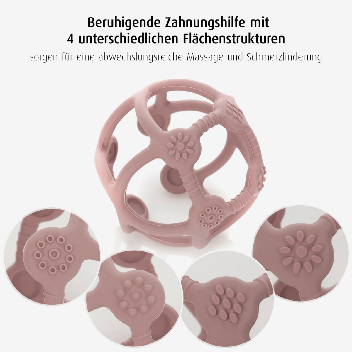 Beiß- und Greifball rosa, 1 St
