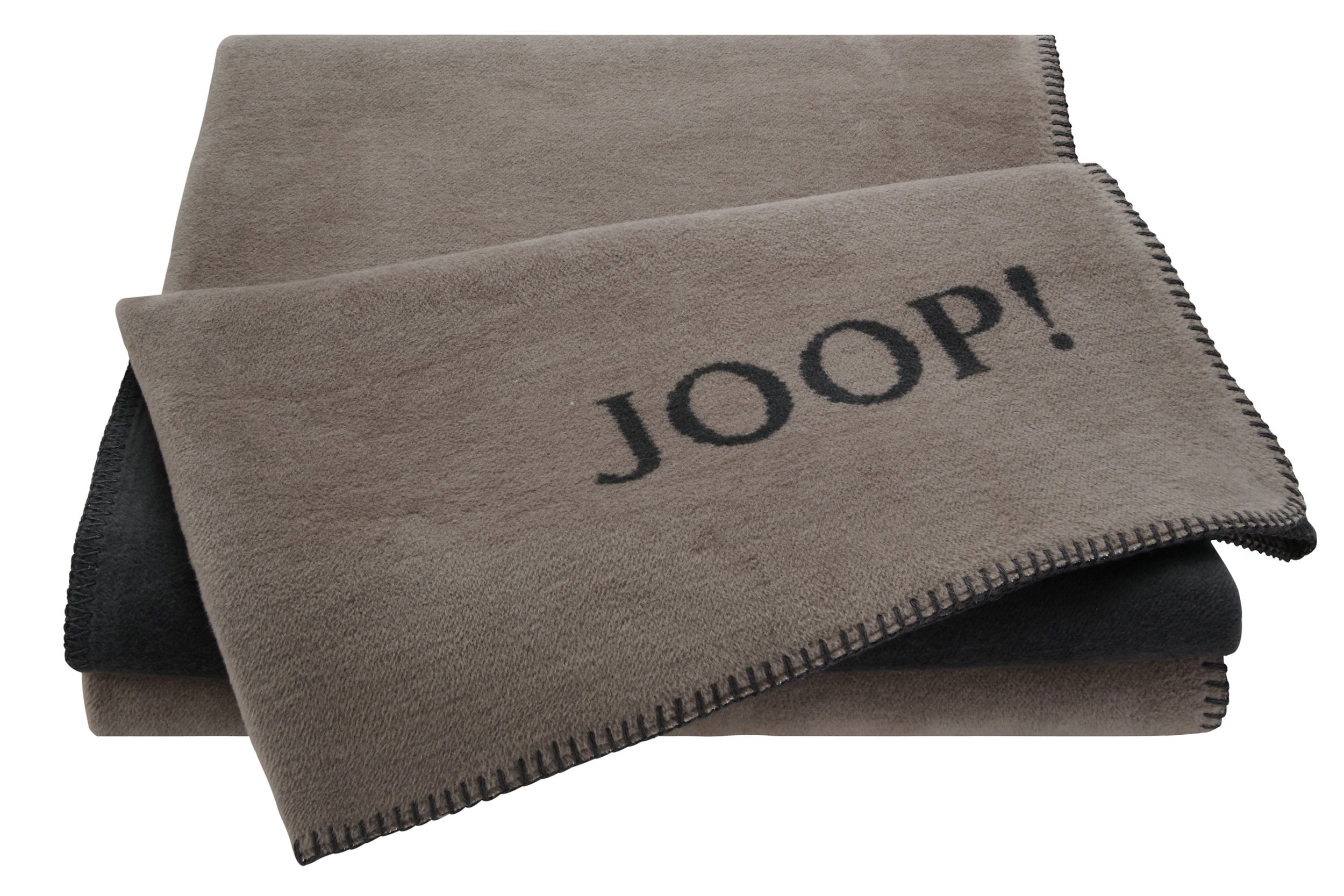 JOOP!Wohndecke taupe-anthr.