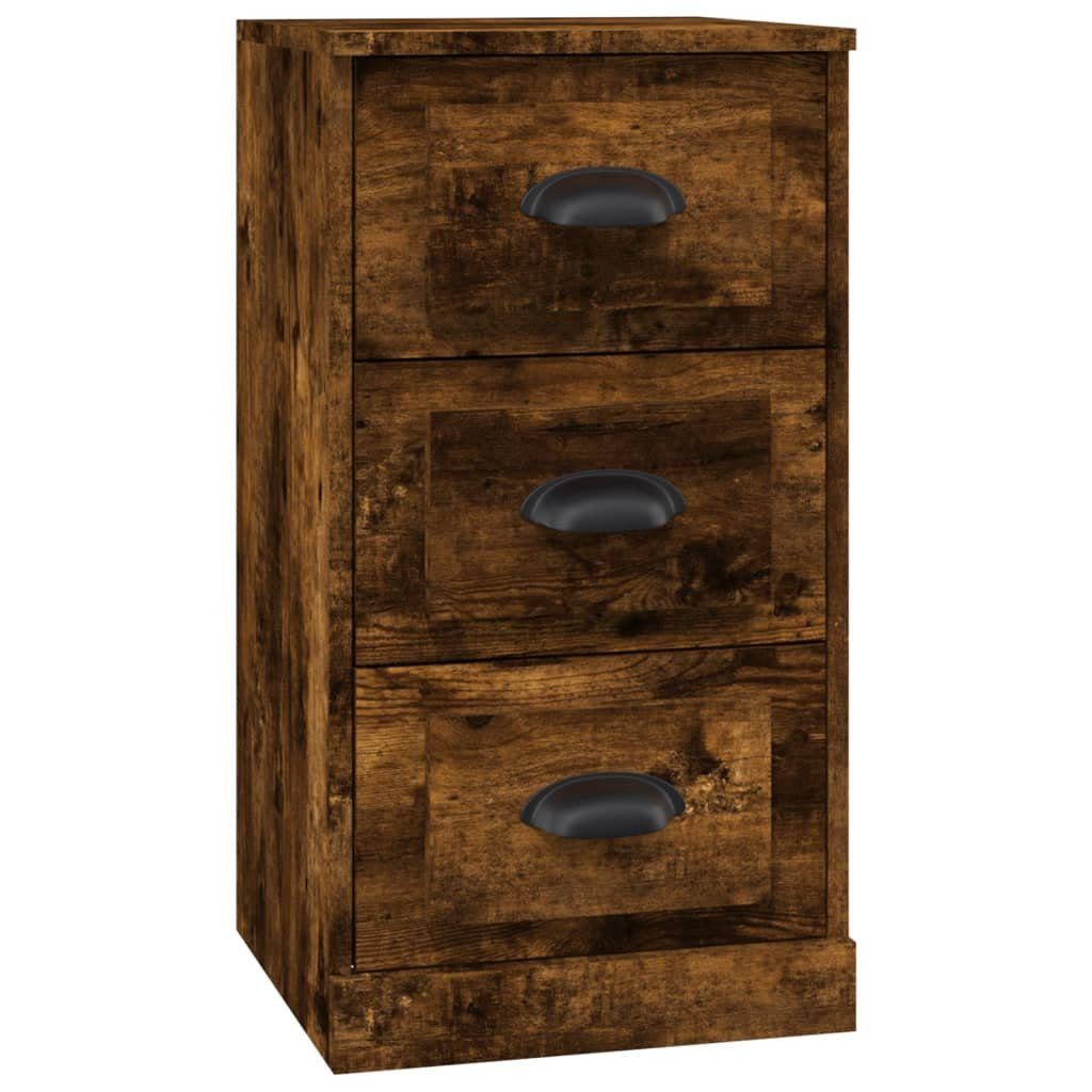 vidaXL Sideboard Sideboard Räuchereiche 36x35,5x67,5 cm Holzwerkstoff (1 St)