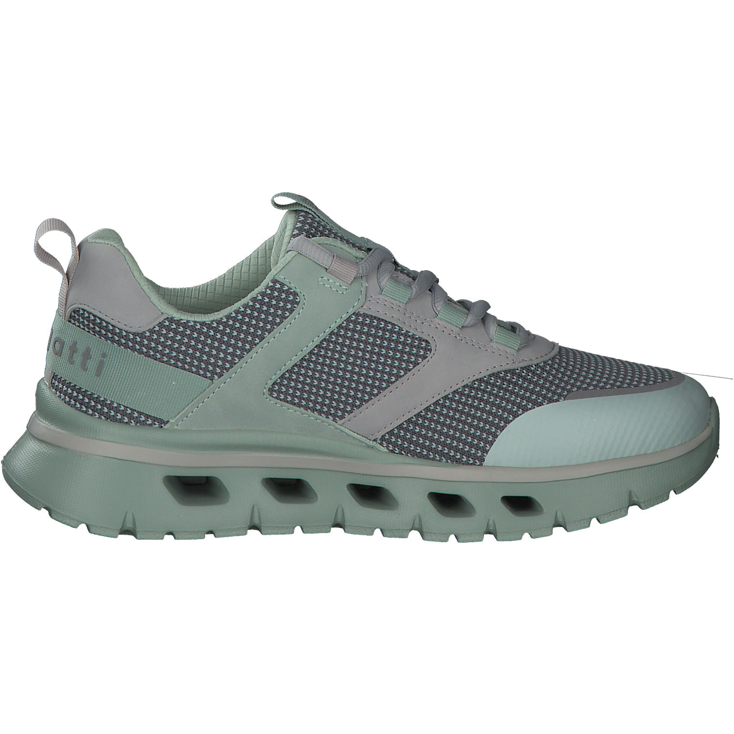 Bugatti Nesaja A9A03, Sneakers Low, Damen, Grau / Grün