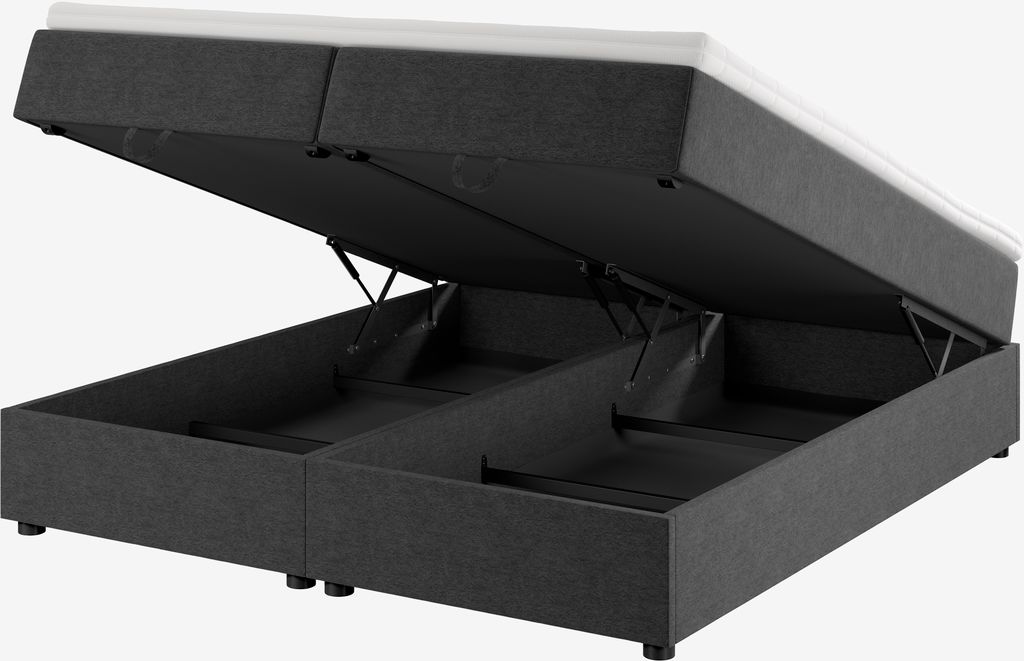 HOLDA STORAGE GC25 or Lit Continental 150x200 HOLDA STORAGE GC25 gris-40