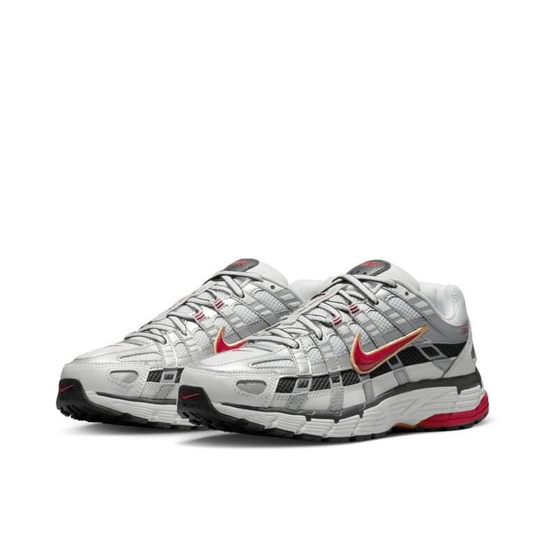 NIKE Wmns P-6000 white/varsity red-mtlc platinum