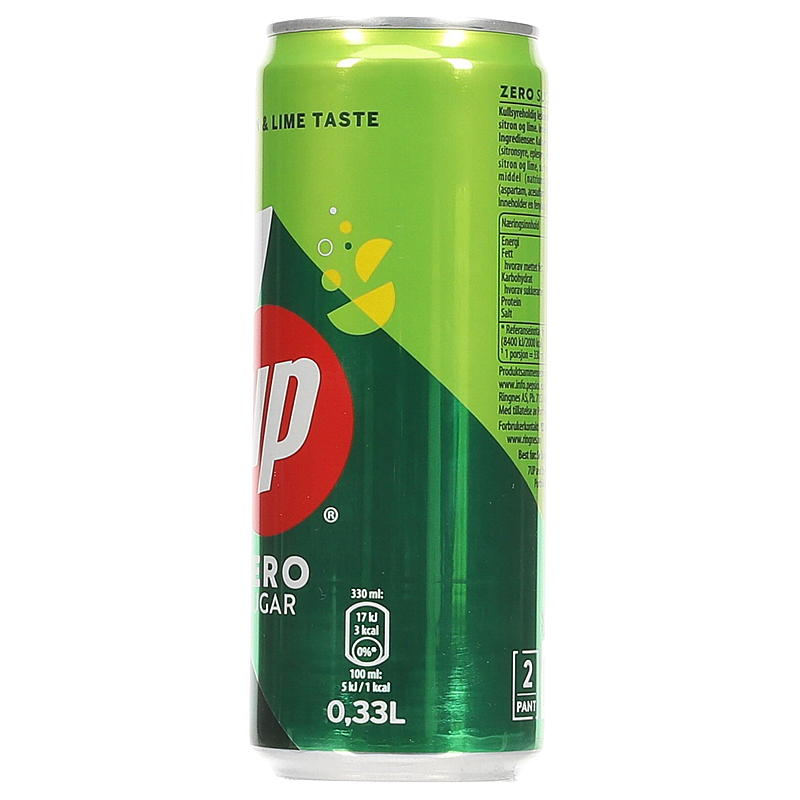 Ringnes 7UP 0,33 l boks