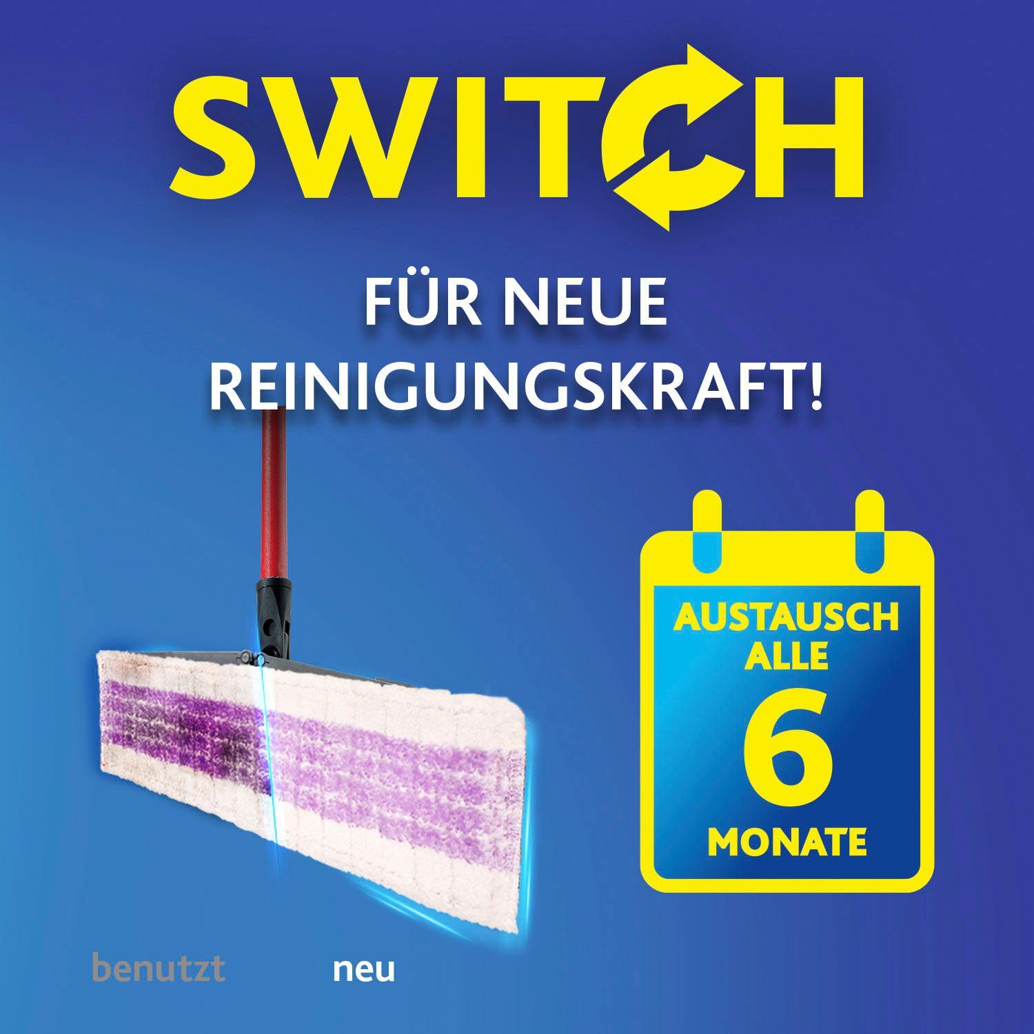 Vileda Bodenwischer-Set Ultramax 2in1 Box + Sensitiv Bezug (3-St., Komplettset aus Bodenwischer, Eimer und Wischbezug), Wischerplatte mit PowerZone und Bezug aus 2in1 Mikrofaser