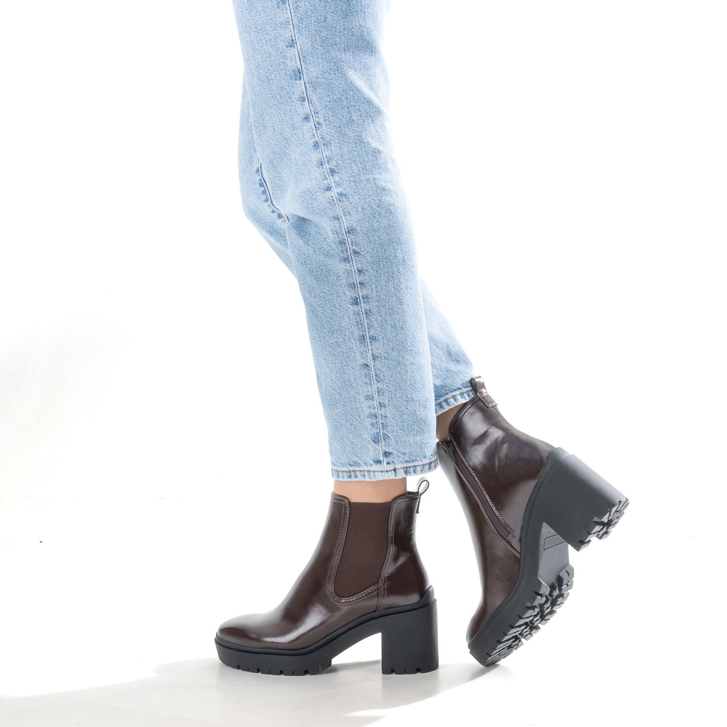 Boots TEXTO marron éco-conçu