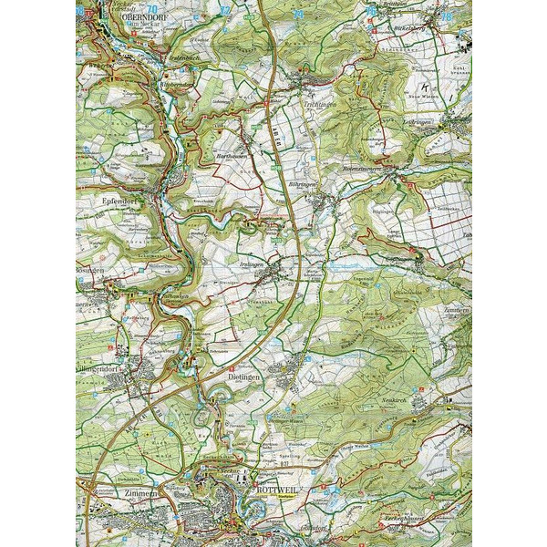 Villingen-Schwenningen 1 : 50 000. Topographische Freizeitkarte - Wanderkarte