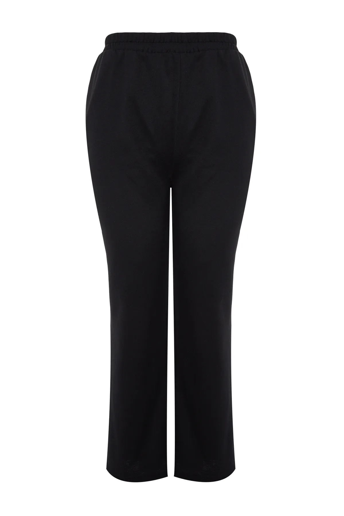 Trendyol Curve  Schwarze dicke Strick-Jogginghose TBBAW24AJ00013