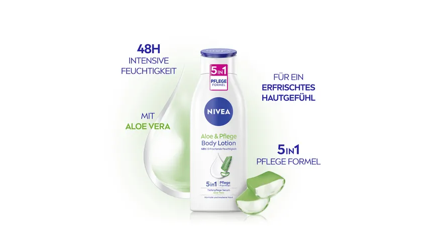 NIVEA Body Lotion Aloe & Pflege 400 ml