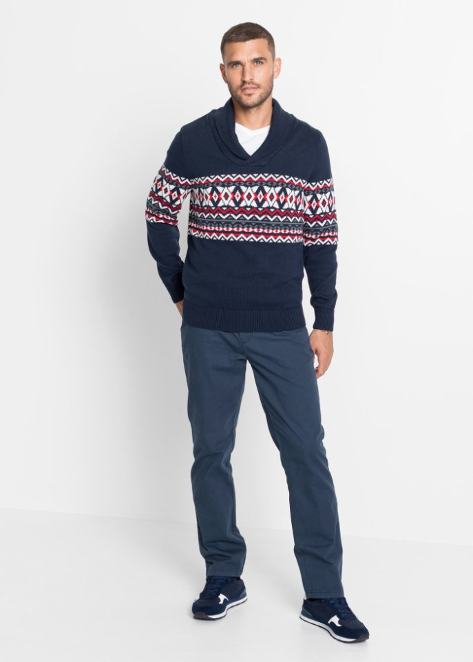 Regular Fit Chinohose, Straight