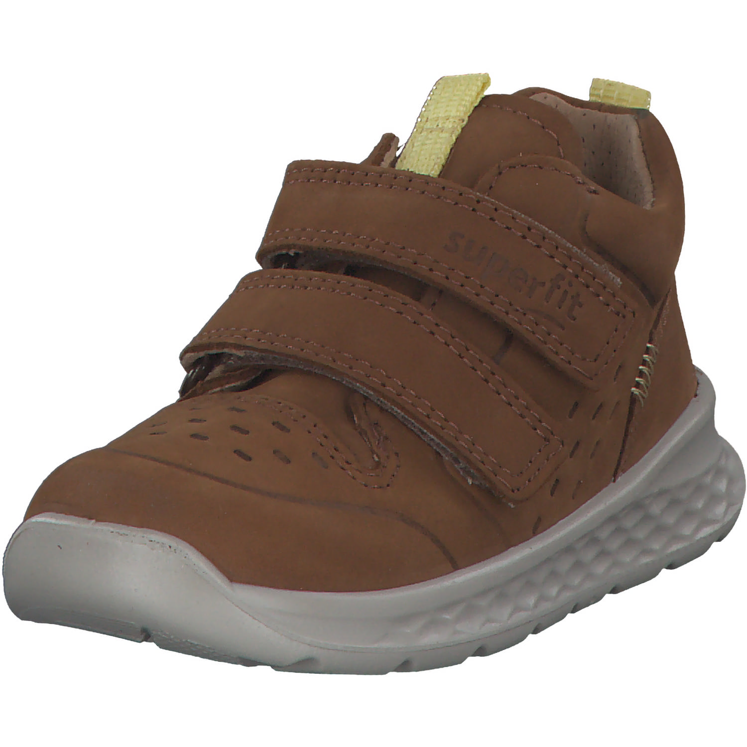 Superfit BREEZE 00363 M, Lauflernschuhe, Kinder, BRAUN/GELB