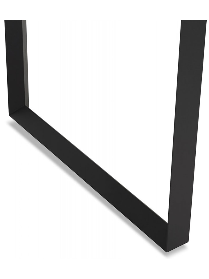 KADIMA DESIGN Holz Schreibtisch GIMINI 180x90cm | Chef Computertisch für Büro in Schwarz günstig kaufen