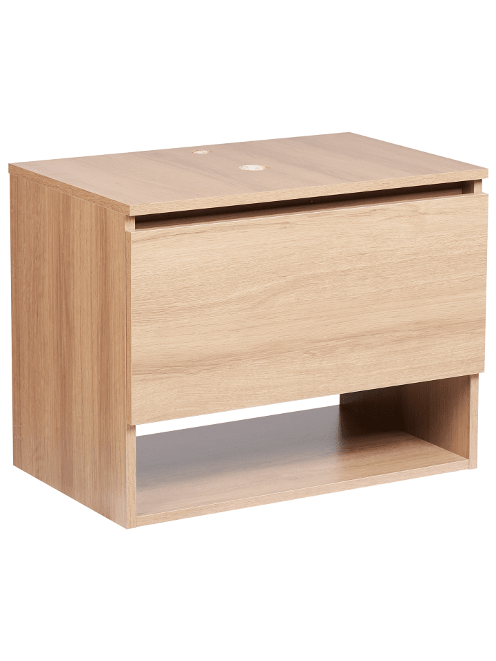 Beliani Waschbeckenunterschrank NATAL in Braun - (W) 60 x (H) 47 x (L) 39 cm günstig kaufen onesize